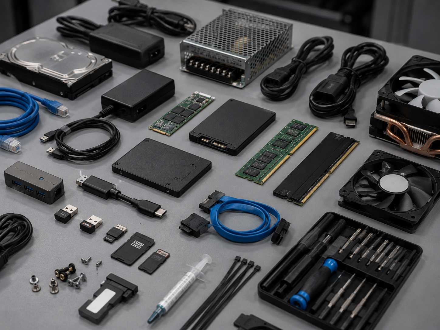 Replacement parts, cables, chargers, and accessories